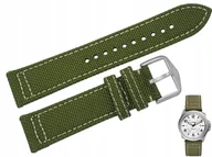 Akcesoria do zegarków - Pasek Fossil FS5918 zielony 22 mm oryginał - miniaturka - grafika 1