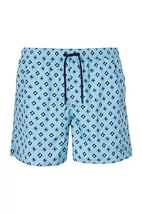 Emporio Armani Swimwear Emporio Armani Micropattern bokserki męskie, krótkie spodenki kąpielowe, niebieski (Sky Blue), niebieski (Sky Blue) - Kąpielówki męskie - miniaturka - grafika 1
