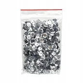 Scrapbooking - CEKINY BŁYSZCZĄCE OZDOBNE 8MM 10G SREBRNE BREWIS - miniaturka - grafika 1