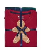 Piżamy męskie - Happy Shorts Piżama w kolorze czerwono-granatowym - miniaturka - grafika 1