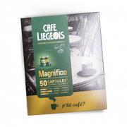 Kawa w kapsułkach i saszetkach - Kawa w kapsułkach NESPRESSO Café Liégeois „Magnifico“, 50 szt. - miniaturka - grafika 1