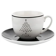 Filiżanki - Filiżanka ze spodkiem NATALIE 240 ml - miniaturka - grafika 1