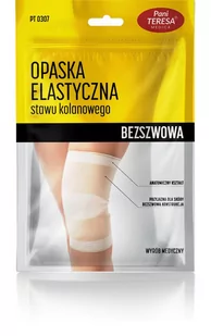 Pani Teresa opaska elastyczna stawu kolanowego - bezszwowa PT0307 rozmiar: M - Ortezy, stabilizatory i opaski elastyczne - miniaturka - grafika 1