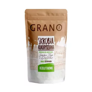 Bezglutenowa skrobia kukurydziana 500g Grano - Zdrowa żywność - miniaturka - grafika 1