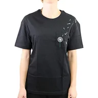 Koszulki i topy damskie - Nike Novel T-shirt damski czarny czarny/biały X-L - miniaturka - grafika 1