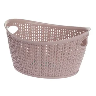 Koszyk owalny M 3,3 l WILLOW różowy - Pudła i pojemniki do przechowywania - miniaturka - grafika 1