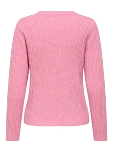 ONLY Sweter w kolorze jasnoróżowym - Swetry damskie - miniaturka - grafika 1