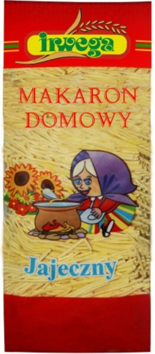 IRWEGA MAKARON 250g ZACIERKA JAJECZNA