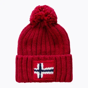 Czapka zimowa męska Napapijri Semiury 5 red goji - Czapki damskie - miniaturka - grafika 1