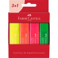 Przybory szkolne - Faber-Castell, Zakreślacz, 1546, 4 szt. - miniaturka - grafika 1