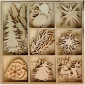 Dekoratorstwo - Hasta Ozdoba dekoracyjna Drew Mix 414457 Wb Op40szt - miniaturka - grafika 1