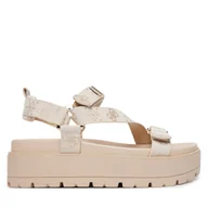 Sandały damskie - Sandały Guess FLJFTT FAL03 Beżowy - miniaturka - grafika 1