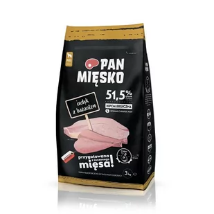 Pan Mięsko Indyk z Bażantem S 3kg - Sucha karma dla psów - miniaturka - grafika 2