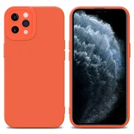 Etui i futerały do telefonów - Cadorabo Etui do Apple iPhone 11 PRO MAX Etui ochronne w kolorze pomarańczowym Etui silikonowe TPU Etui na telefon komórkowy - miniaturka - grafika 1