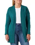 Swetry damskie - Q/S by s.Oliver Damski kardigan, niebiesko-zielony, M, Blue Green, M - miniaturka - grafika 1