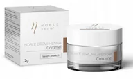 Akcesoria i kosmetyki do stylizacji brwi - Project Lashes, Henna pudrowa do brwi Noble Lashes Caramel - miniaturka - grafika 1