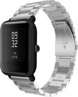 Akcesoria do smartwatchy - TABCOVER BRANSOLETA DO XIAOMI AMAZFIT 20MM SREBRNA - miniaturka - grafika 1