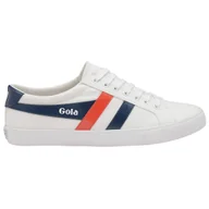 Trampki męskie - Gola Classics Men's Varsity Trainers White/Navy/Red CMA331WR - 44 - miniaturka - grafika 1