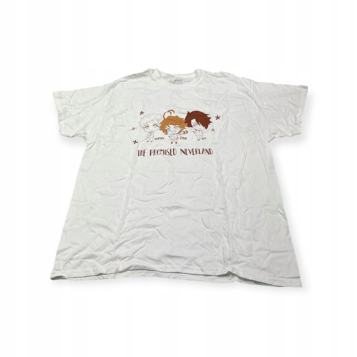 Koszulka T-shirt męski okrągły dekolt SPENCER'S THE PROMISED NEVERLAND XL