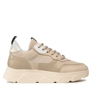 Sneakersy Steve Madden Pitty SM11001024-03002-100 Beżowy - Sneakersy damskie - miniaturka - grafika 1