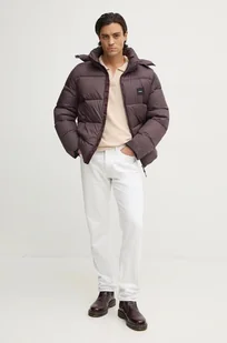 Calvin Klein kurtka męska kolor czarny zimowa K10K113476 - Kurtki męskie - miniaturka - grafika 1