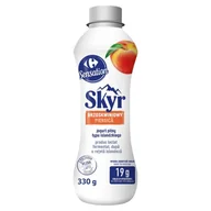 Kefiry, jogurty, maślanki - Carrefour Sensation Skyr jogurt pitny typu islandzkiego brzoskwiniowy 330 g - miniaturka - grafika 1