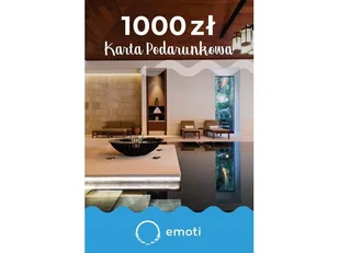 WYJĄTKOWY PREZENT Karta Podarunkowa 1000 zł Emoti.pl | - Vouchery - miniaturka - grafika 1