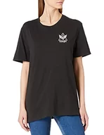 Koszulki męskie - Wrangler Męski T-shirt Biker Tee, Faded Black, S - miniaturka - grafika 1