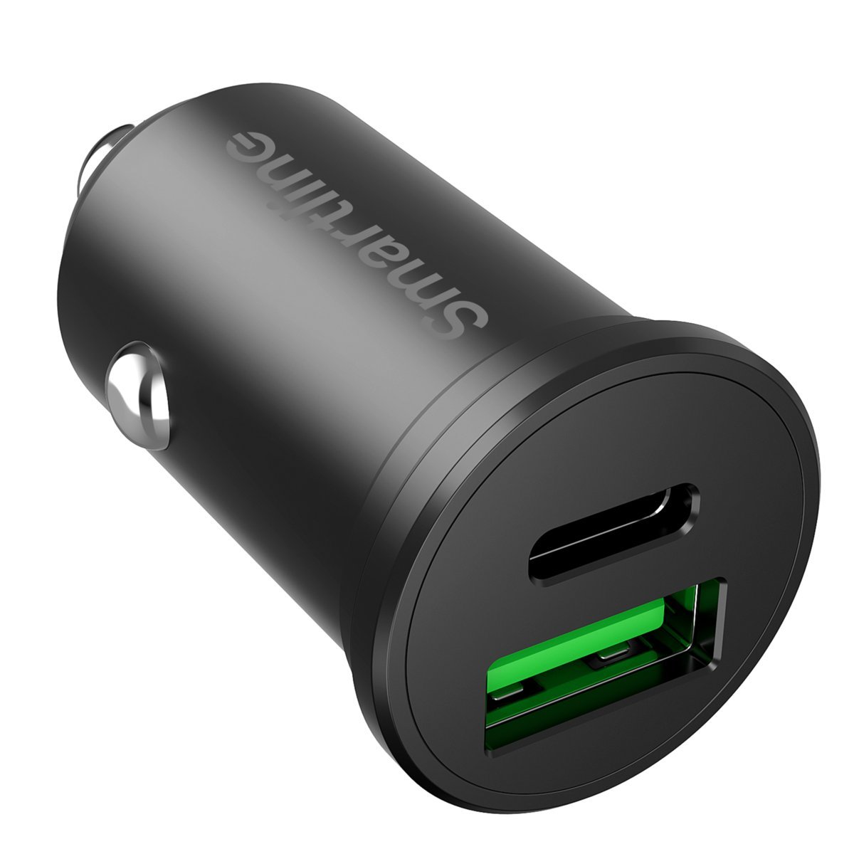 Ładowarka samochodowa USB-C i USB-A Smartline
