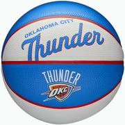 Koszykówka - Piłka koszowa Wilson NBA Team Retro Mini OKC THUNDER 3 3200XBOKC - miniaturka - grafika 1