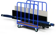 Wózki magazynowe - B2B Partner Wózki na długie elementy, 1070 x 700 mm 101097 - miniaturka - grafika 1