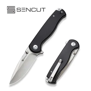 Nóż składany Sencut Errant Black Canvas Micarta, Satin 9Cr18MoV (S23054B-3) - Noże - miniaturka - grafika 1