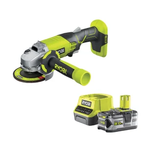 Ryobi Szlifierka kątowa ONE+ R18AG-150GL w zestawie z akumulatorem 5.0 Ah i ładowarką - Szlifierki i polerki - miniaturka - grafika 1