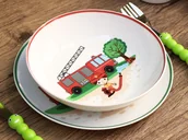 Miseczki i talerzyki dla dzieci - Garnitur dziecięcy (3 el.) Lubiana - Roma 6779 "Strażak" - miniaturka - grafika 1