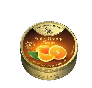 Cavendish & Harvey Landrynki o smaku pomarańczowym 200g - Cukierki - miniaturka - grafika 1