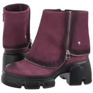 Botki damskie - Botki Bordowe 07145-23/00-8 (MA1459-a) Maciejka - miniaturka - grafika 1