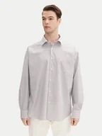 Koszule męskie - Jack&Jones Koszula Atlas 12271085 Szary Wide Fit - miniaturka - grafika 1