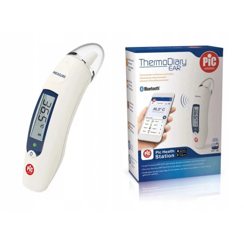 PiC Solution Termometr elektroniczny Thermo Diary Ear, na podczerwień, douszny | DARMOWA DOSTAWA OD 59 zł NN-MPI-AEE7-001