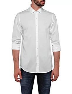 Koszule męskie - Replay Koszula męska, 001 White, L - grafika 1