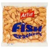 Paluszki - Artur Fish Krakersy solone 90 g - miniaturka - grafika 1