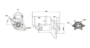 MAGNETI MARELLI 063721089010 Rozrusznik Toyota 063721089010 - Rozruszniki - miniaturka - grafika 1