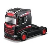 Samochody i pojazdy dla dzieci - Str. Fire Haulers Custom Scania 770S Black BBURAGO - miniaturka - grafika 1