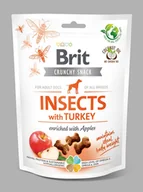 Przysmaki dla psów - Brit Care Crunchy Cracker. Insects with Turkey and Apples - miniaturka - grafika 1