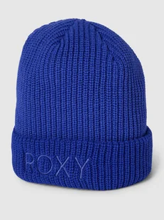 Czapka beanie z wyhaftowanym logo model ‘FREJA’ - Czapki damskie - miniaturka - grafika 1