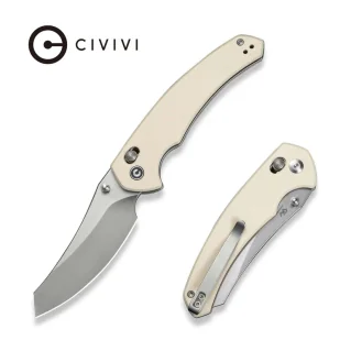 Nóż składany Civivi Sixgill Ivory G10, Satin Nitro-V by Gavko Knives (C24050-2) - Noże - miniaturka - grafika 1