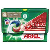 Woda - Ariel +Extra Cleaning Power All-in-1 PODS Kapsułki z płynem do prania,10 prań - miniaturka - grafika 1