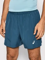 Spodnie sportowe męskie - Asics Szorty sportowe Katakana 5In 2011A952 Niebieski Regular Fit - miniaturka - grafika 1