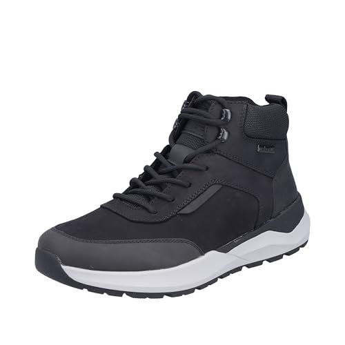 Rieker Męskie buty sznurowane 06030, czarne, 41 EU, czarny, 41 EU