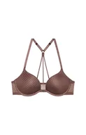 Biustonosze - Triumph biustonosz push-up push-up zapinany z przodu ciemnobrązowy Harmony Spotlight WHUF 10217429, Kolor ciemnobrązowy, Rozmiar 80C, Triumph - Primodo.com - miniaturka - grafika 1