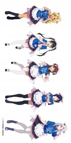 Plakat Anime Akiba Maid War AMS_002 A2 (custom)